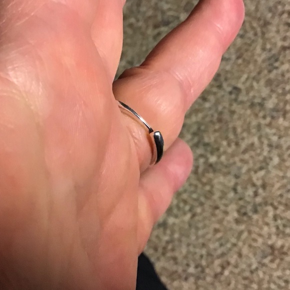 NWOT SILVER metal cat ring for ladies   SZ 8  ... R52 - Picture 4 of 10